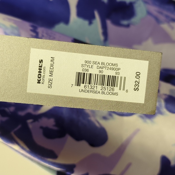 Medium Apt.9 Short Chemise Nighty Nightgown, Adjustable Straps, lace trim nwt - Picture 6 of 6